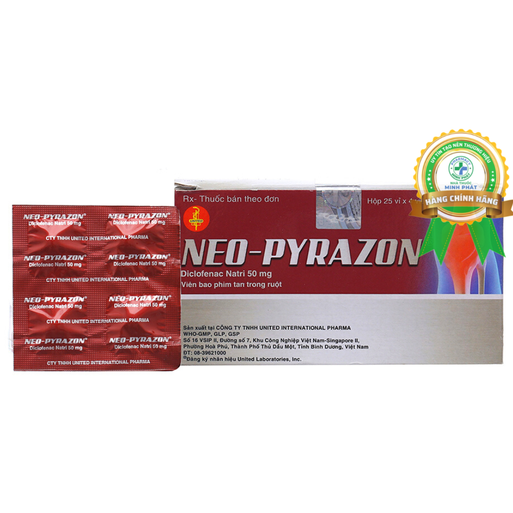 Neo Pyrazon giảm đau, kháng viêm xương khớp